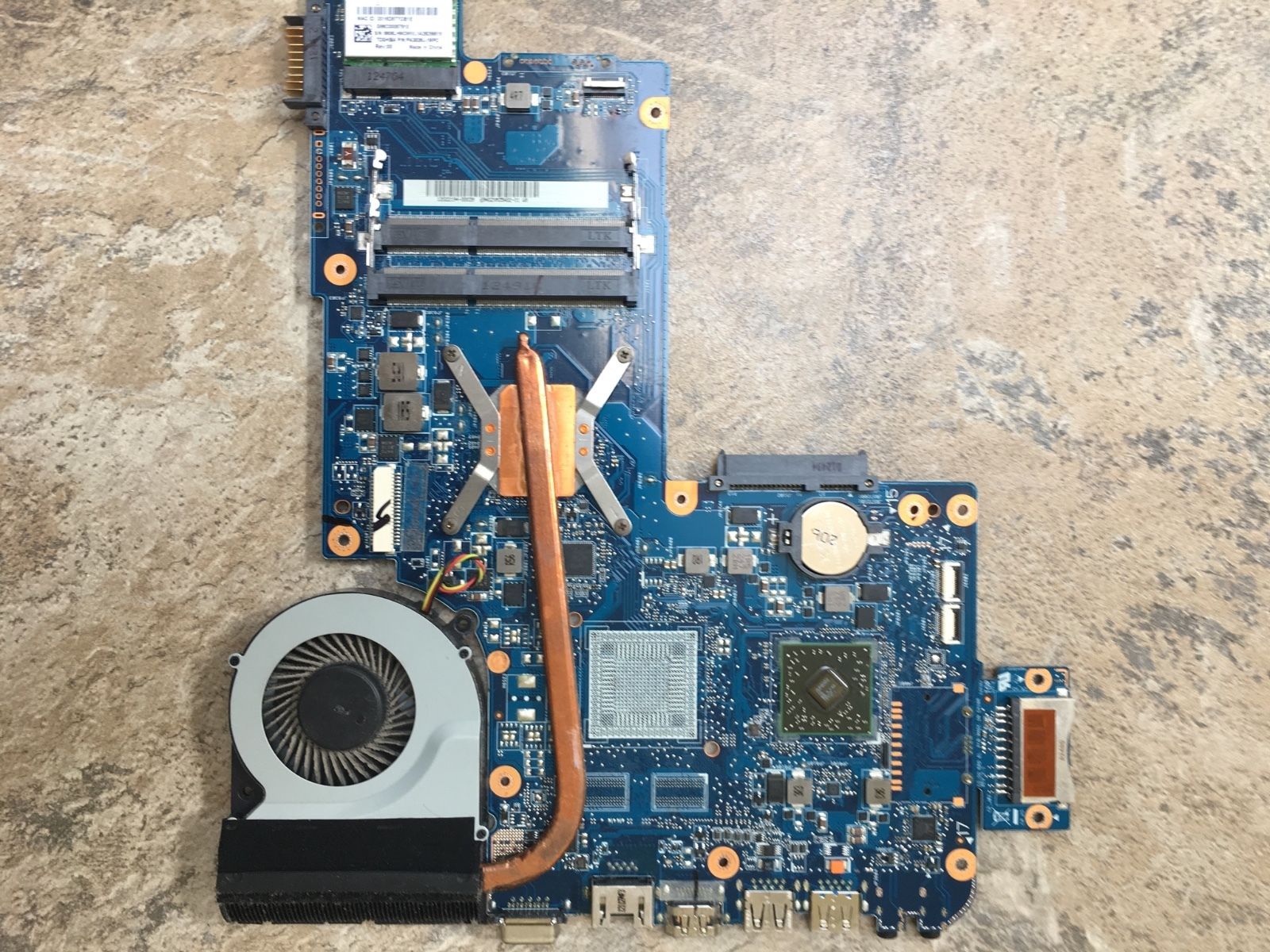 Original Toshiba Satellite C875D AMD E2 CPU H000043610 Laptop-Motherboard